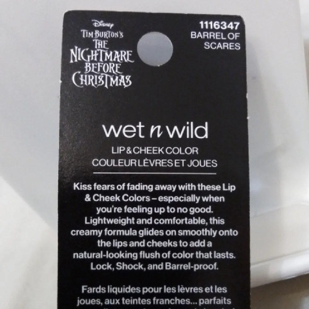 Wet n Wild Nightmare Before Christmas Dark Lipstick - Picture 3 of 3